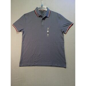 Tommy Hilfiger Mens Regular Fit Wicking Polo Shirt Blue Grey 78J2653 426 L